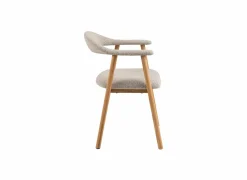 Stoel Addi 56x54x75,5cm - bouclé - beige