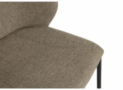 Stoel Aguila 55x60x84cm - stof - lichtbruin