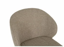 Stoel Aguila 55x60x84cm - stof - lichtbruin