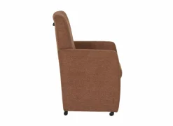 Stoel Aragon 60x70x100cm - stof - bruin