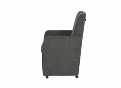 Stoel Aragon 60x70x100cm - stof - antraciet