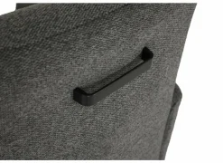 Stoel Aragon 60x70x100cm - stof - antraciet