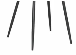 Stoel Chuck 45x42x86cm - lederlook - zwart