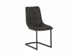 Stoel Cloud 46,5x57x86cm - microvezel - zwart