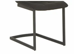 Stoel Cloud 46,5x57x86cm - microvezel - zwart