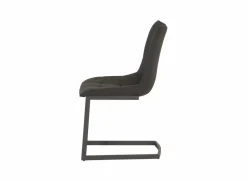 Stoel Cloud 46,5x57x86cm - microvezel - zwart