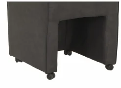 Stoel Cowboy 51x60x95cm - microvezel - zwart preston