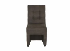 Stoel Dakar 52x72x97,5cm - microvezel - antraciet