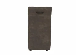 Stoel Dakar 52x72x97,5cm - microvezel - antraciet