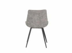 Stoel Driss 51x53x80cm - stof - grijs