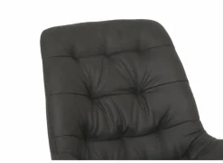 Stoel Driss 51x53x80cm - stof - zwart