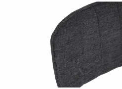 Stoel Epoca 46x54,5x85cm - stof - antraciet