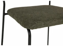 Stoel Epoca 46x59x79cm - stof - groen