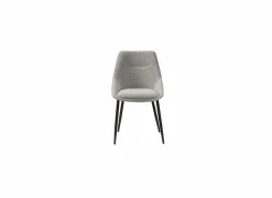 Stoel Figo 50x47x87cm - stof - grijs