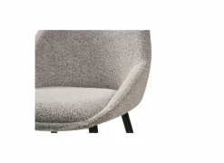 Stoel Figo 50x47x87cm - stof - grijs