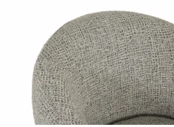 Stoel Foy 60x62x79cm - stof - grijs