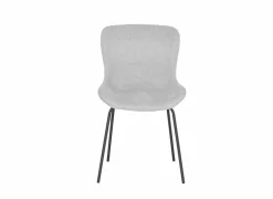 Stoel Jutta 48x57,5x81cm - polyestervezel - lichtgrijs