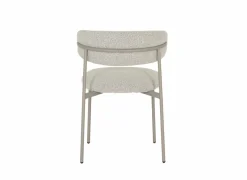 Stoel Luke 54,5x58x79cm - bouclé - taupe beige