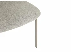 Stoel Luke 54,5x58x79cm - bouclé - taupe beige