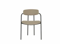 Stoel Mirror 56x54x76cm - stof - creme & natuur