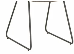 Stoel Patti 49x53x87cm - stof - antraciet