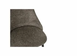 Stoel Serra 51,5x45,5x79,5cm - stof - bruin