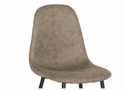 Stoel Speech 45x46x88cm - stof - taupe