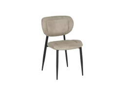 Stoel ST2408  52x61x84cm - stof - zand