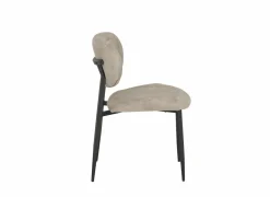 Stoel ST2408  52x61x84cm - stof - zand