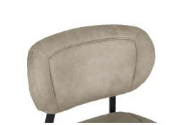 Stoel ST2408  52x61x84cm - stof - zand