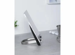 Tablethouder UDock 16x13cm - metaal & kunststof - nikkel/zwart