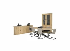 Tafel Ark  250x128cm - eik massief - naturel