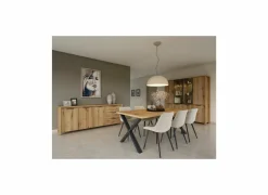 Tafel Bordo 200x95cm - decor - etna eik/zwart