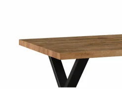 Tafel Estrella 190x95cm - meubelplaat - industrial oak
