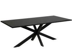 Tafel Faro 200x95cm - melamine - structuur zwart