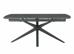 Tafel Hannibal 180/260x90cm - keramiek - zwart