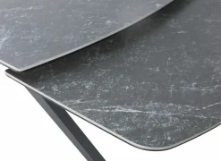 Tafel Hannibal 180/260x90cm - keramiek - zwart