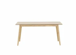Tafel Ingo 160x80cm - eik massief & decor - naturel