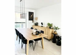 Tafel Legato 220x100cm - eik massief - naturel