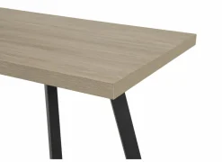 Tafel Log 159/198x84,5cm - melamine - bruin