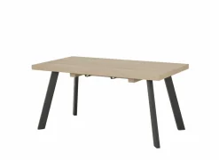 Tafel Log 159/198x84,5cm - melamine - bruin