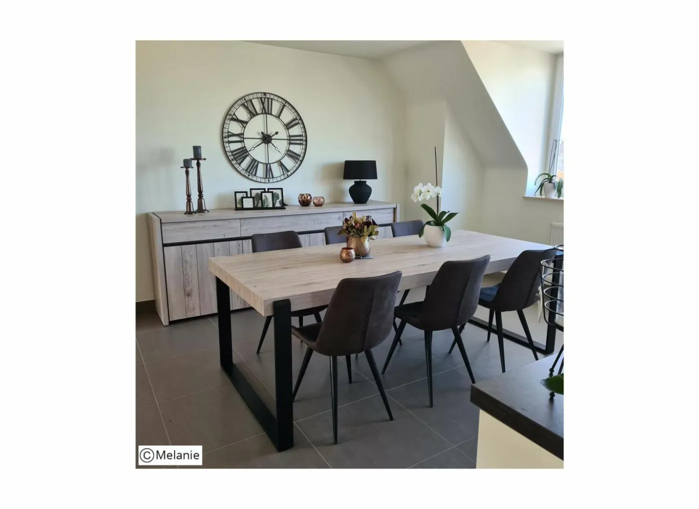 Tafel Lucca 226x103cm - decor - millenium eik & lichtgrijs