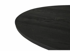 Tafel Mauri 200x115cm - eik massief - zwart