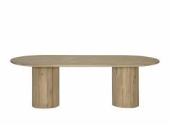 Tafel Pearl 240x110cm - eik massief - naturel