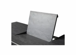 Tafel Rhine 160/220x90cm - melamine - zwart