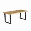 Tafel Sanguine 200x90cm - mango massief - natuur