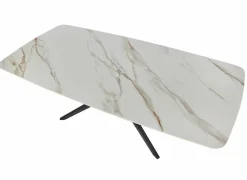 Tafel TF2403  110x210cm - keramiek - wit