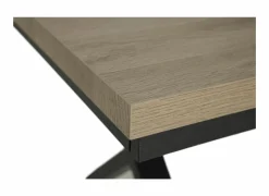 Tafel Tibo 190/250x100cm - melamine - french oak