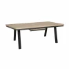 Tafel Toby 190/250x100cm - melamine - castella oak