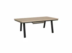 Tafel Toby 190/250x100cm - melamine - castella oak